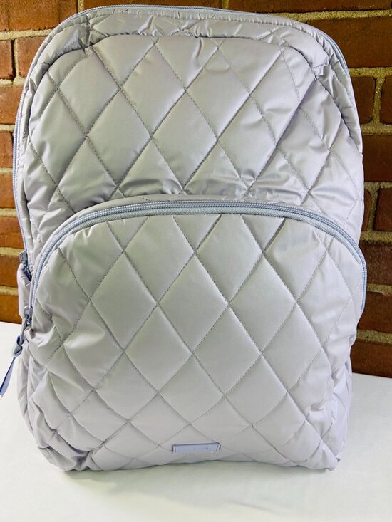Vera Bradley Large Backpack - Pearlized Lavendar Color - Interior Floral - NWT main image 5